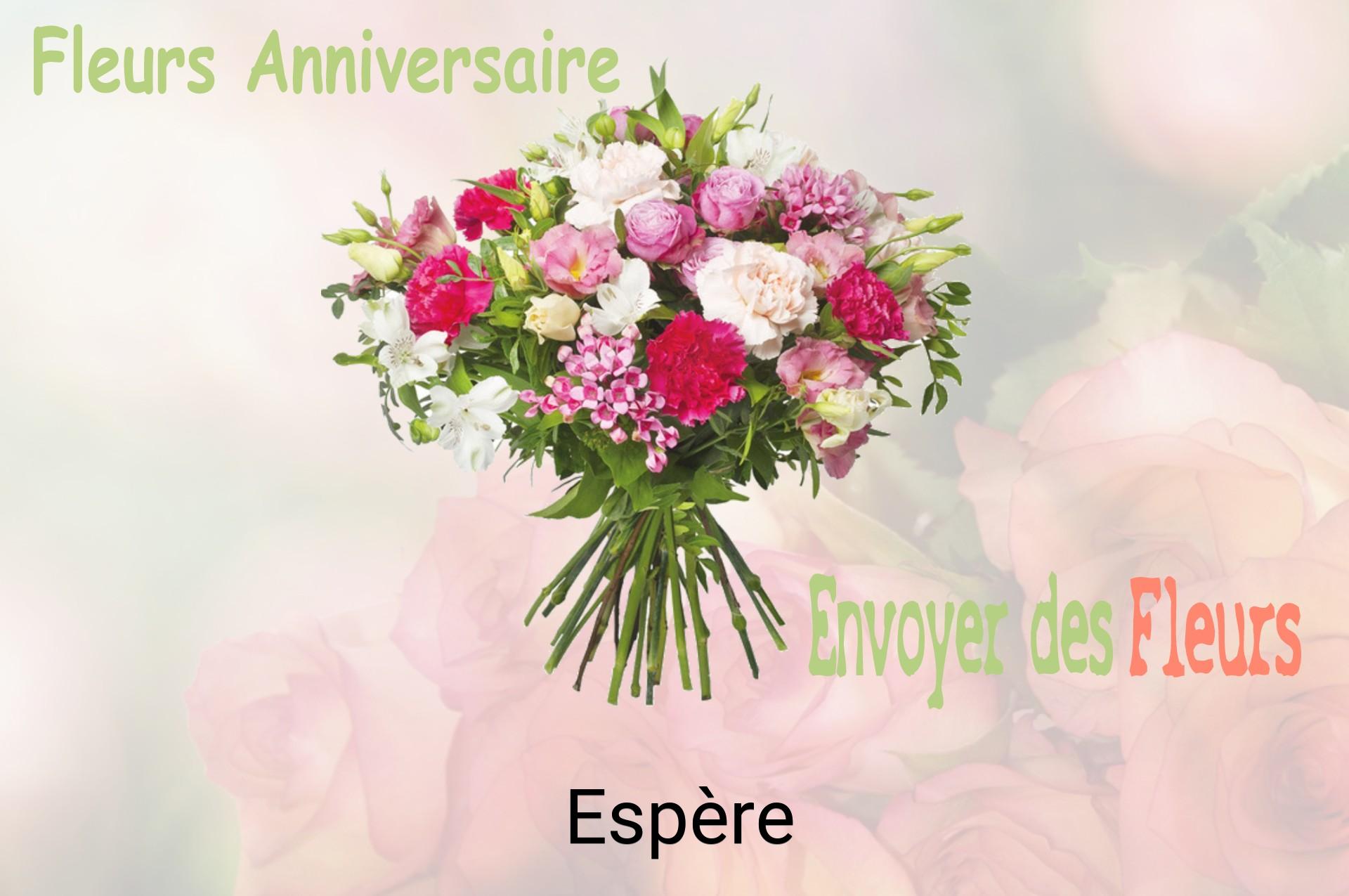 Bouquet de fleurs d’anniversaire livré à Espère