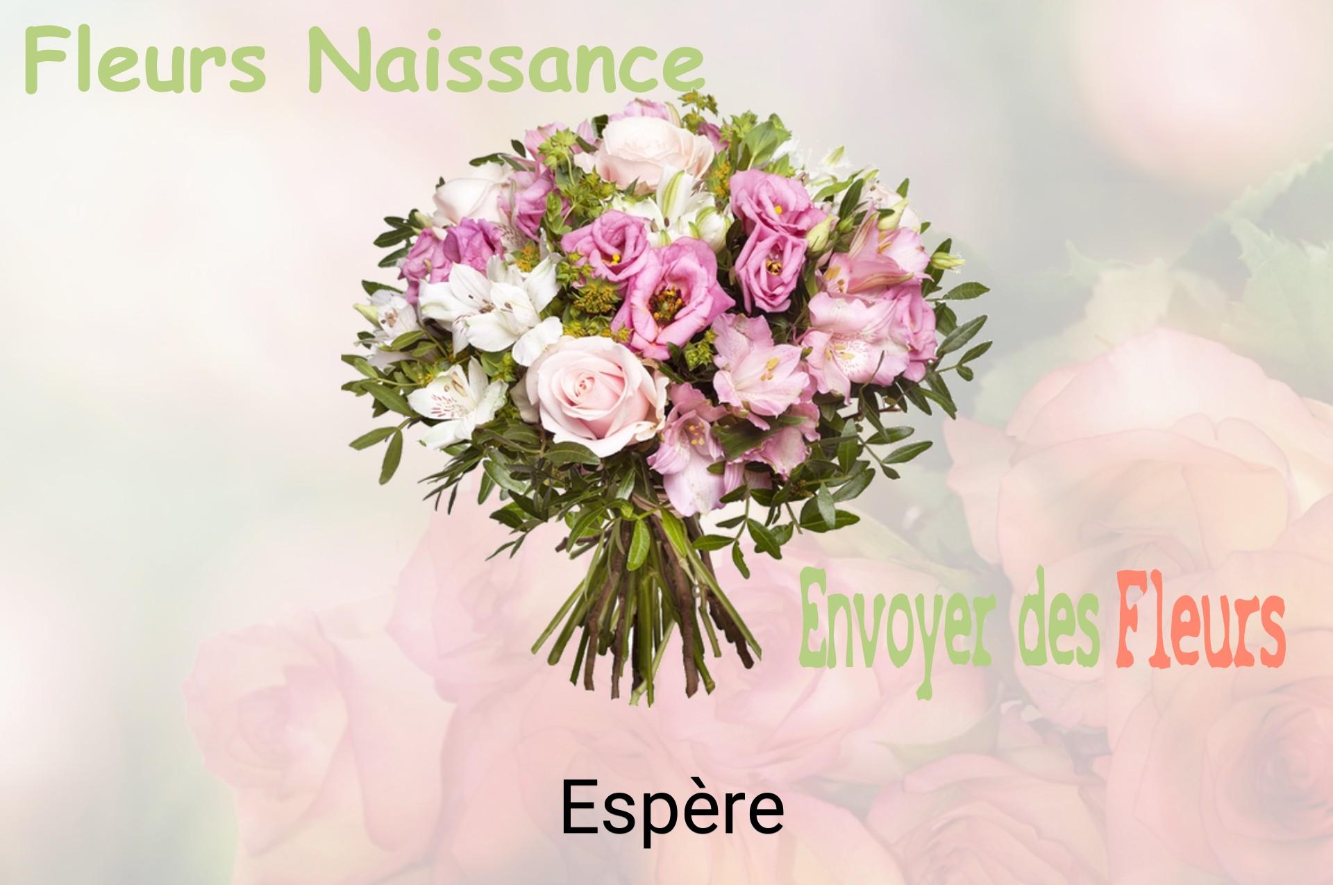Bouquet de fleurs de naissance livré à Espère